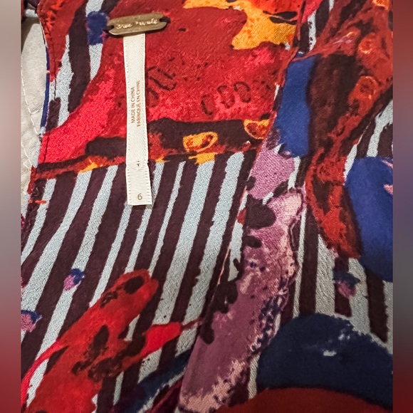 Free People Audrey Long Sleeve V-neck Romper Size 6 - Picture 6 of 7